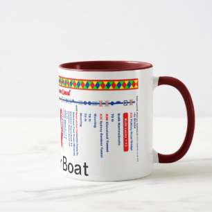 Mug Carte d'itinéraire de canal de Kennet et d'Avon (2