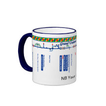 Carte d'itinéraire grande de canal des syndicats