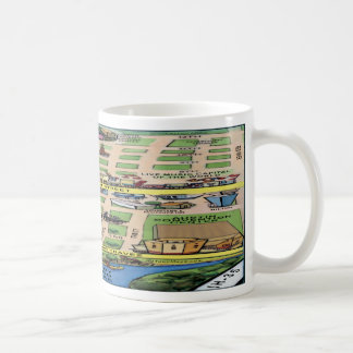Mug Carte du centre-ville d'Austin au Texas