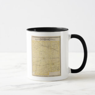 Mug Carte du comté de Hendricks