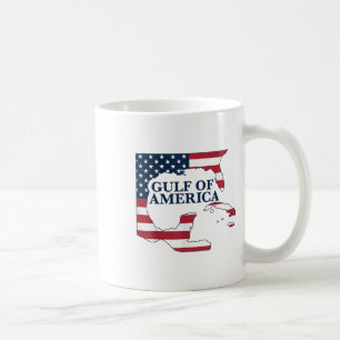 Mug Carte Du Golfe Des États-Unis Drapeau Patriotique 