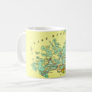 Mug Carte du lac Minnetonka