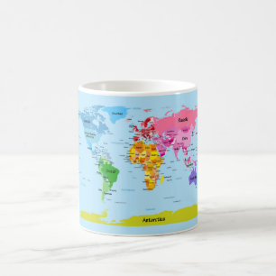 Mug Carte du monde