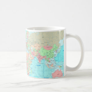 Mug Carte du monde