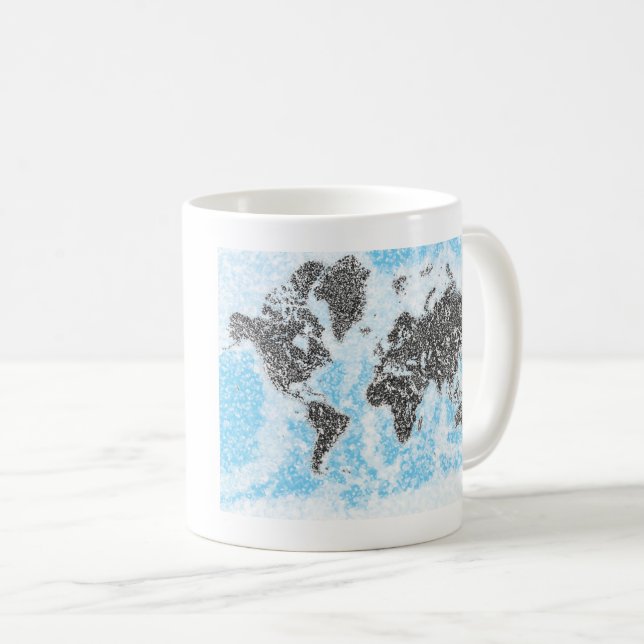 Mug Carte du monde (Devant droit)