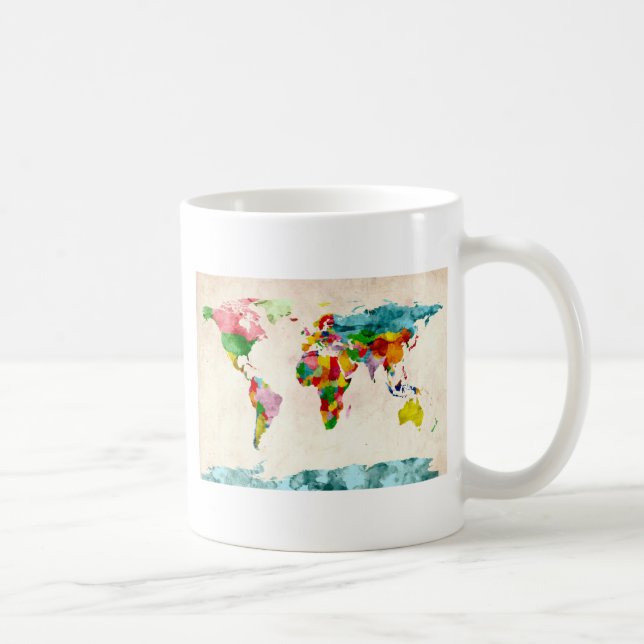 Mug Carte du monde (Droite)