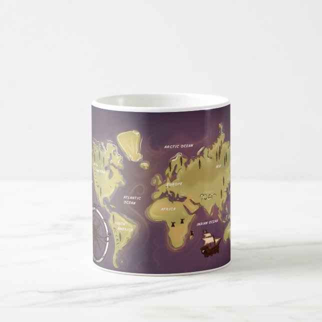 Mug Carte du monde (Centre)