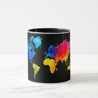 Mug Carte du monde