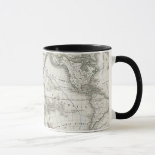 Mug Carte du monde dans 2 hémisphères