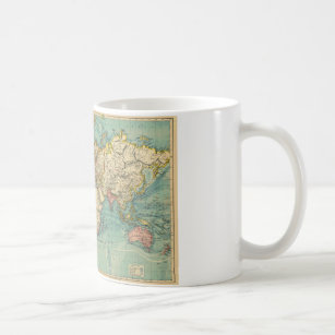Mug Carte du monde vintage