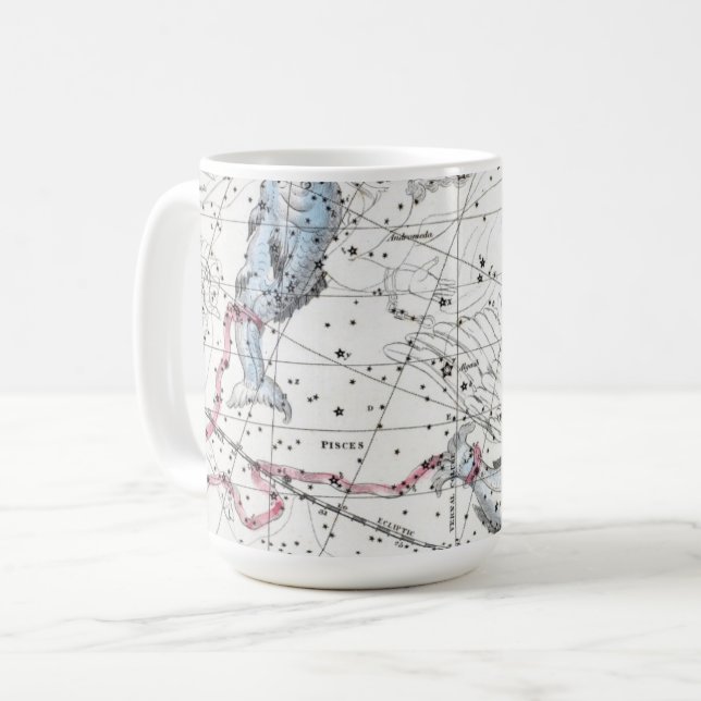 Mug Carte du plat XXII de constellations (Devant gauche)