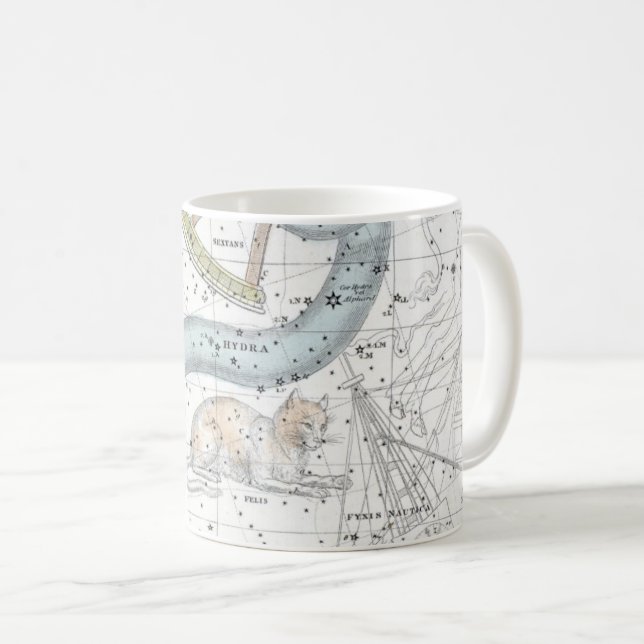 Mug Carte du plat XXVI de constellations (Devant droit)