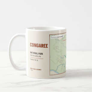 Mug Carte du sentier de randonnée du parc national de