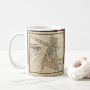Mug Carte du souvenir du salon mondial de Chicago, 189