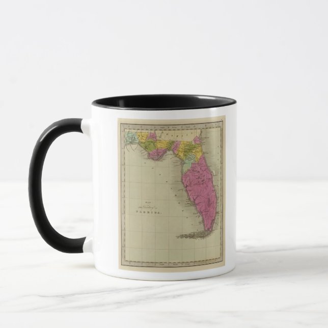Mug Carte du territoire de Floride (Gauche)