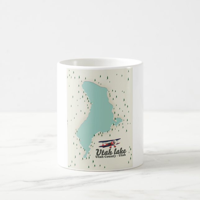 Mug Carte du voyage du lac Utah, Utah (Centre)
