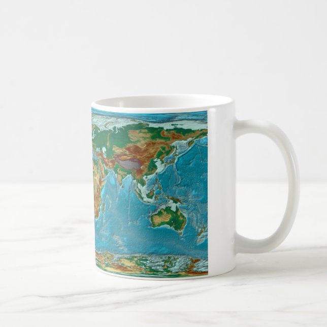 Mug Carte géographique du monde (Droite)