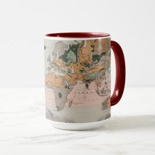 Mug Carte géologique du monde