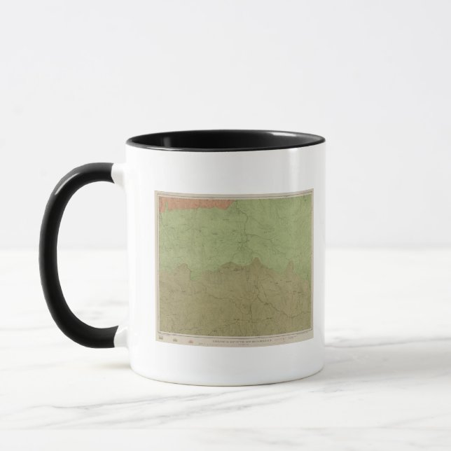 Mug Carte géologique du nouveau district d'Idria (Gauche)