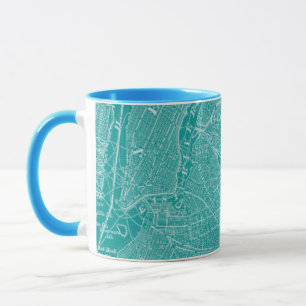 Mug Carte graphique de New York