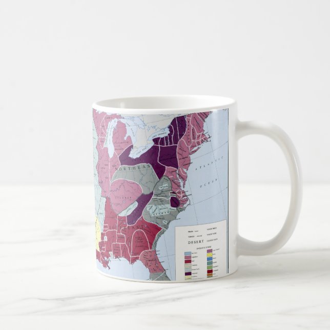MUG CARTE : INDIENS D'AMERIQUE (Droite)
