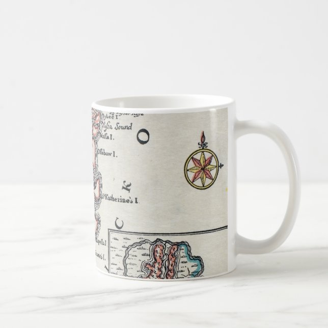 Mug Carte : L'Amérique du Nord, C1700 (Droite)