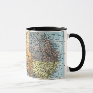 Mug CARTE : L'AUSTRALIE, c1890