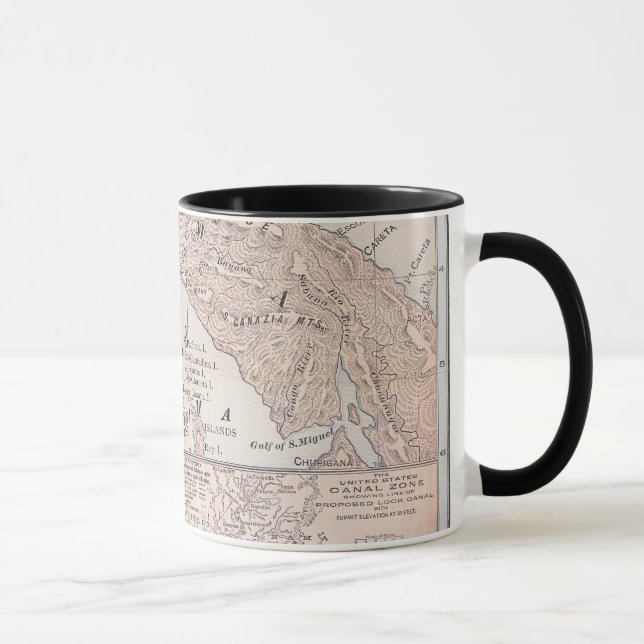 Mug CARTE : Le PANAMA, 1907 (Droite)