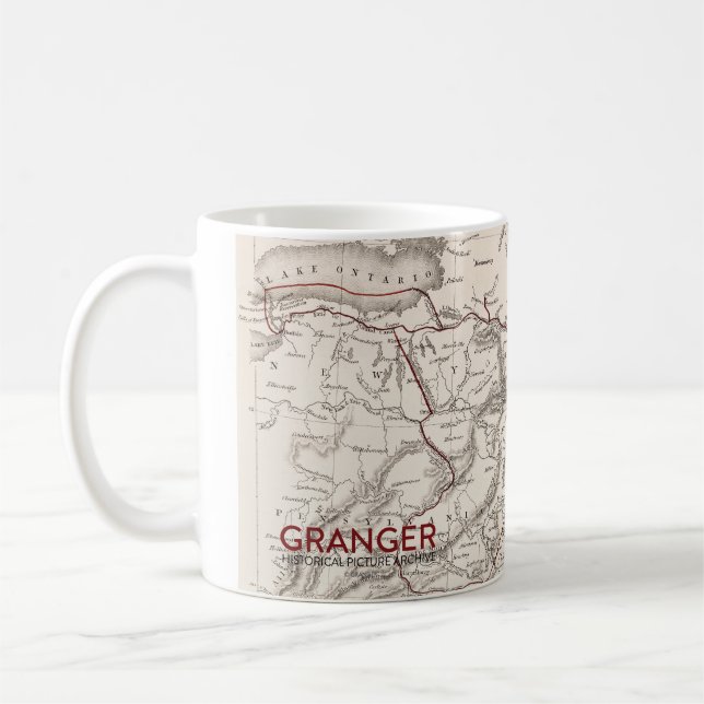 Mug Carte : Les Etats-Unis du nord-est (Gauche)