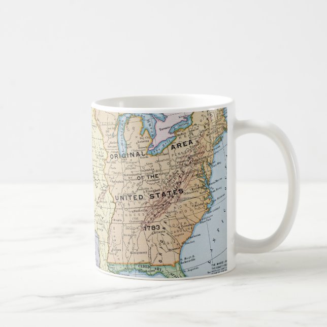 Mug Carte : Les USA Expansion, 1905 (Droite)
