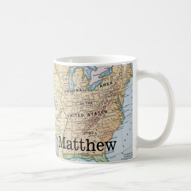 Mug Carte : Les USA Expansion, 1905 (Droite)