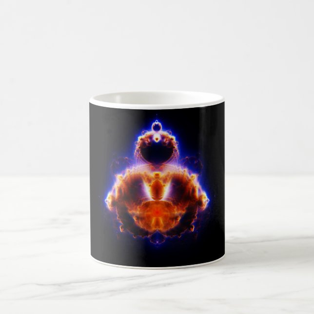 Mug Carte Mandelbrot Gautama Buddha réglé de (Centre)