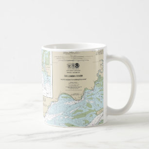 Mug Carte marine du fleuve Columbia 18521