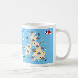 Mug Carte météorologique britannique