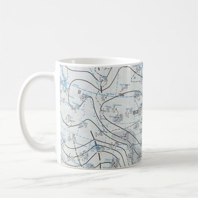 Mug Carte météorologique nationale (Gauche)