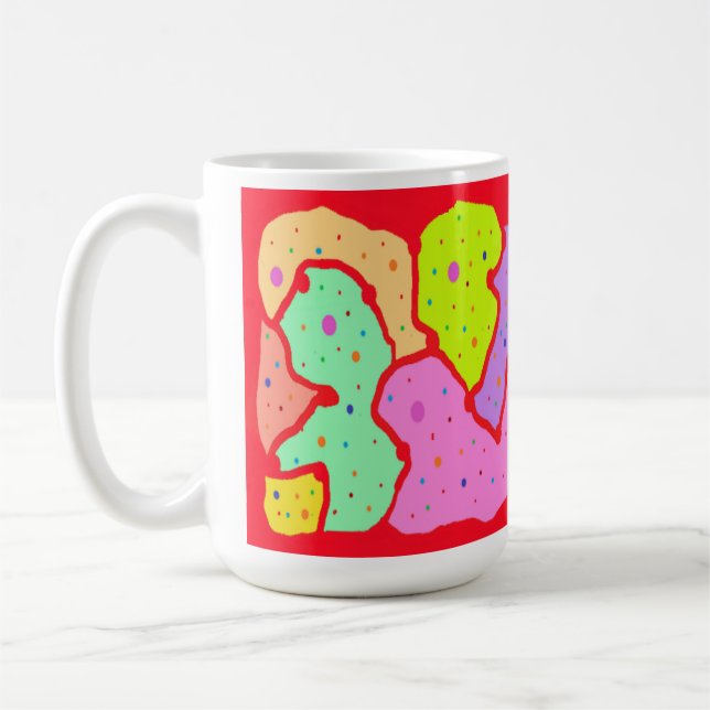 MUG CARTE MIP MOP ART DESIGN ABSTRAIT AMUSEMENT (Gauche)