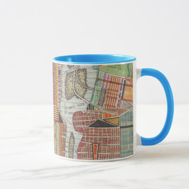Mug Carte moderne de New York III (Droite)