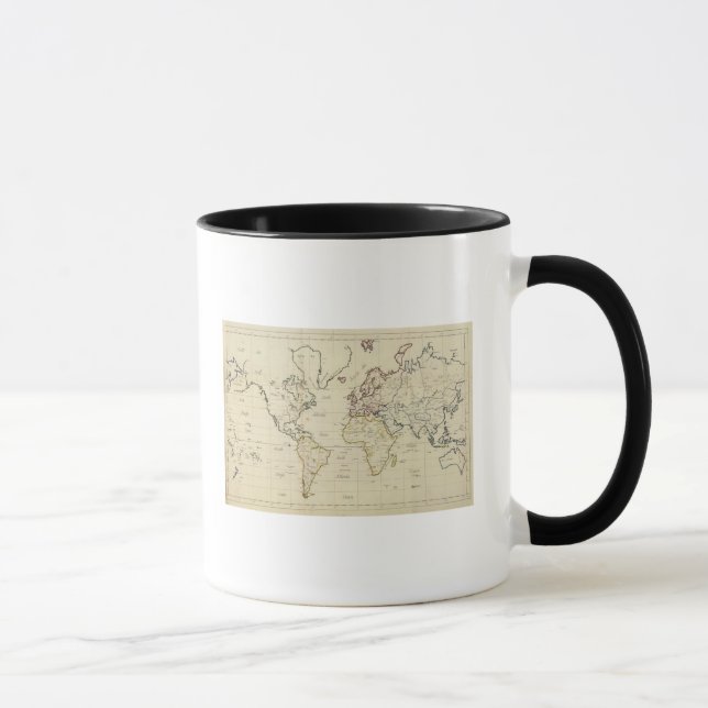 Mug Carte mondiale (Droite)