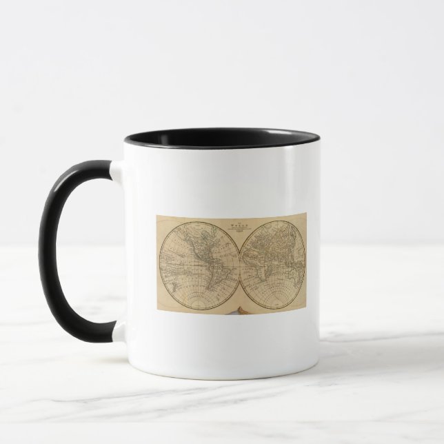 Mug Carte mondiale 3 (Gauche)