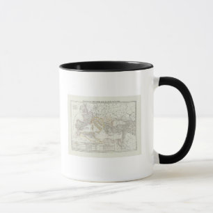Mug Carte mondiale de l'hémisphère oriental