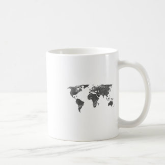 Mug Carte Mondiale En Grey, Cartes Mondiales _1