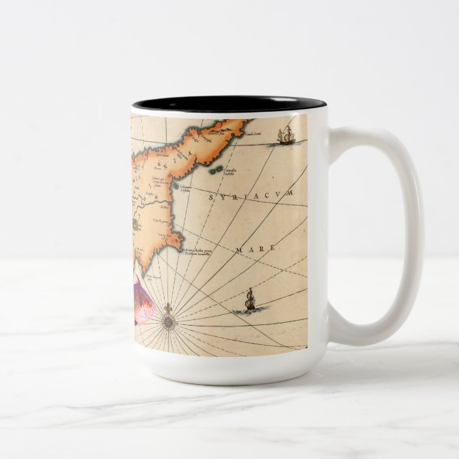 Mug carte nautique du 16e/17e siècle (Droit)