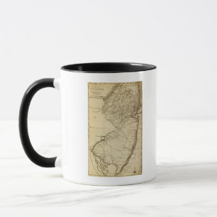 Mug Carte panoramique du New JerseyNew Jersey