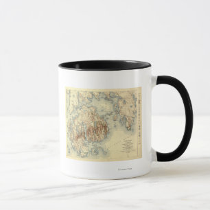 Mug Carte panoramique nationale de ParkTopographic