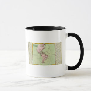 Mug Carte physique des Amériques
