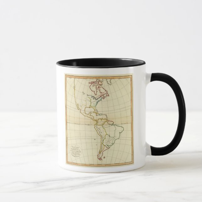 Mug Carte plaine de l'Amérique (Droite)