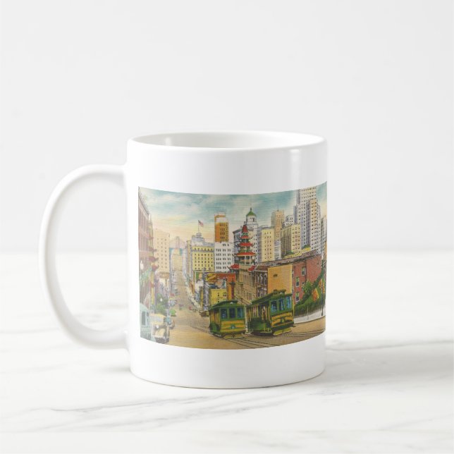 Mug Carte postale 1934 San Francisco, Californie (Gauche)