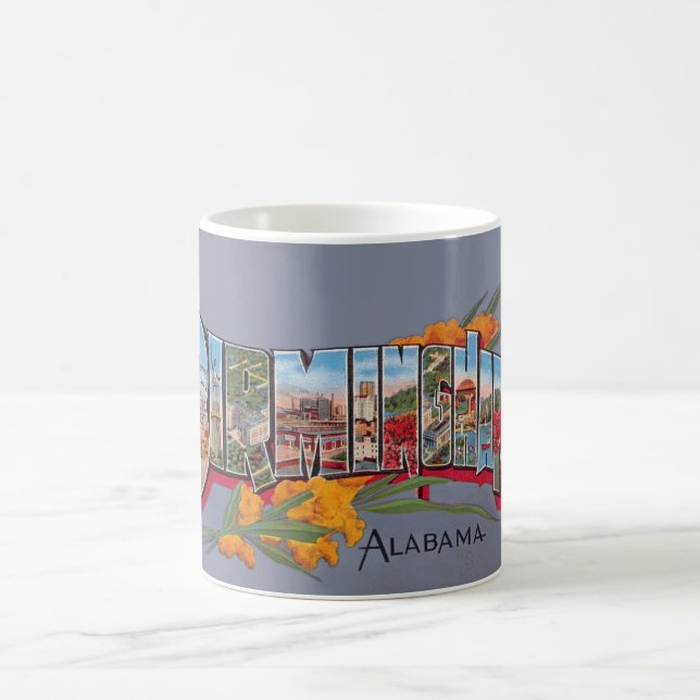 Mug Carte Postale Ancienne Birmingham AL (Centre)