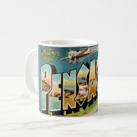 Mug Carte Postale Ancienne Pensacola Floride