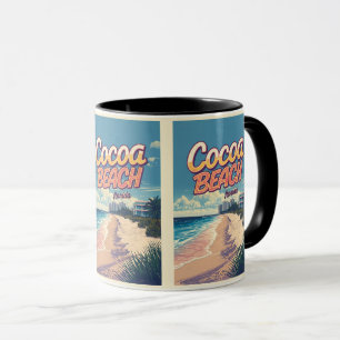 Mug Carte postale cadeaux de la côte de la ville de Co